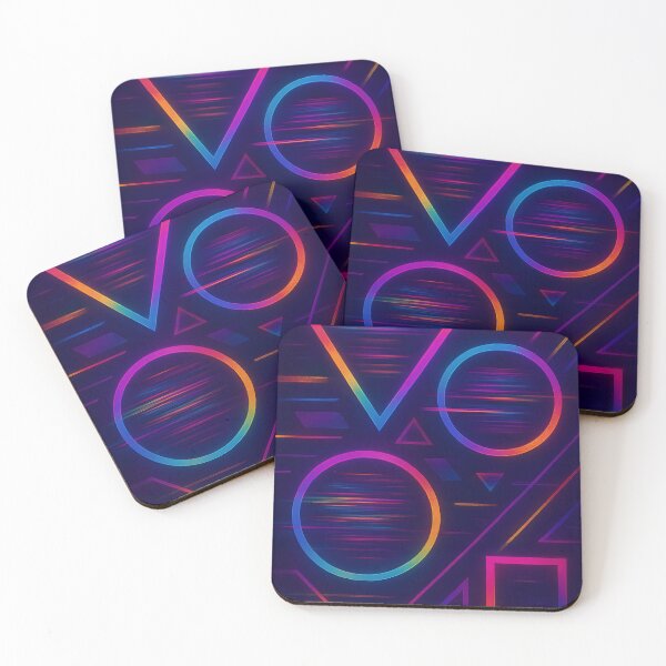 Item preview, Retro-Futuristic Neon Geometry designed and sold by digicx.