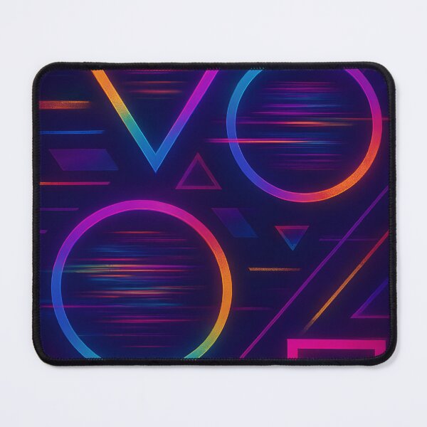 Item preview, Retro-Futuristic Neon Geometry designed and sold by digicx.