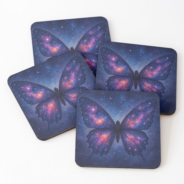 Item preview, Galaxy Wings Butterfly – Cosmic Aesthetic designed and sold by artsdesignpro.