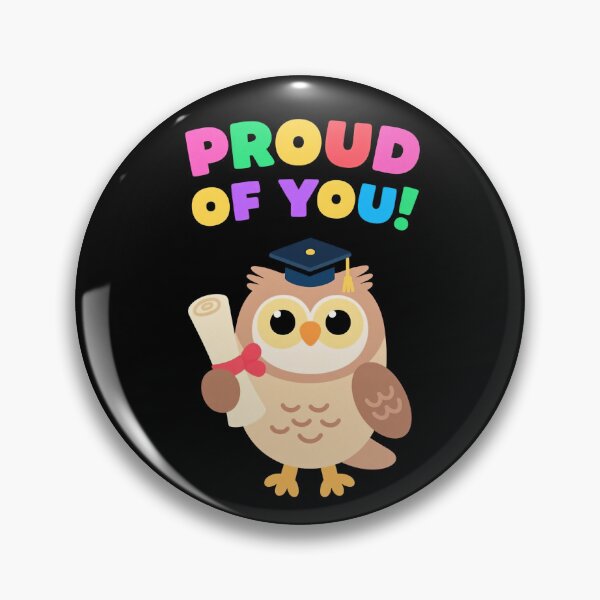 Item preview, Graduation Owl Illustration Proud Of You Typography Cute Animal Holding Diploma Cap Academic Achievement Success Education Cartoon Design designed and sold by Mimoshi ⭐⭐⭐⭐⭐.
