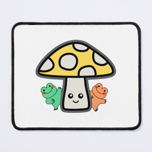 Item preview, Smiling Frogs & Happy Mushroom –Lov Verman Cute World of Joy  designed and sold by Lov Verman.