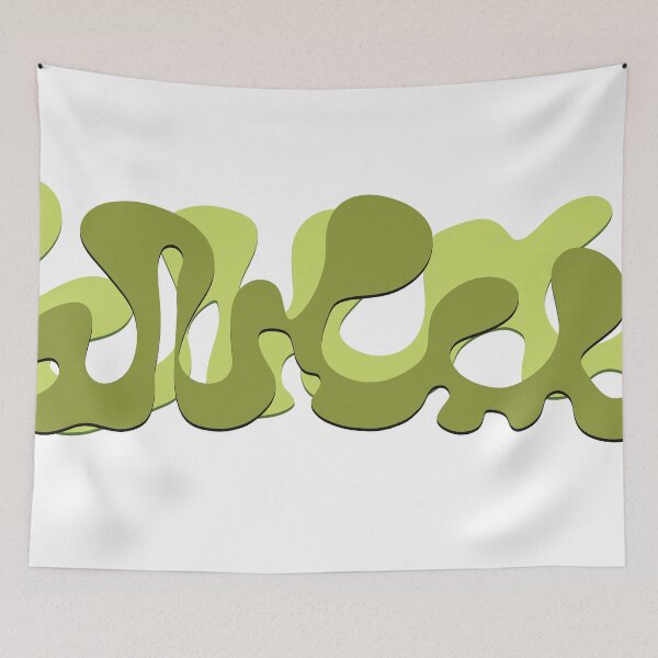 Item preview, Groovy Green Swirls designed and sold by Karin Taylor.