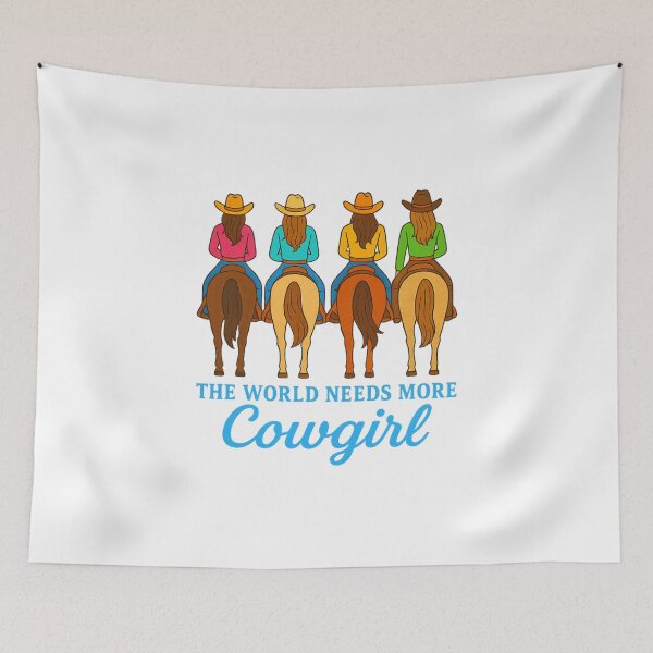 Item preview, The World Needs More Cowgirls designed and sold by Alex Songs.