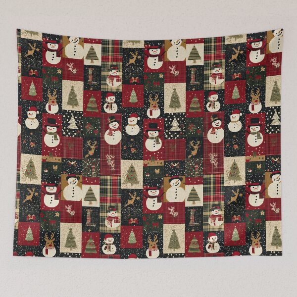 Item preview, Snowmen smiling under twinkling stars and moonlight designed and sold by Piotrek0001.