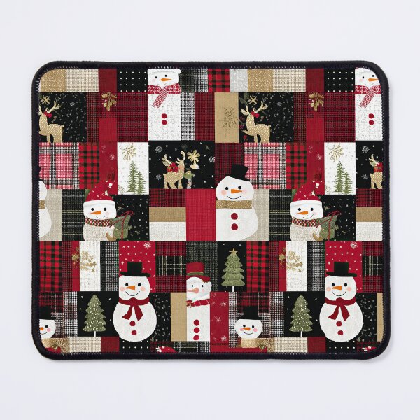 Item preview, Cozy patchwork inspired by festive holiday colors designed and sold by Piotrek0001.