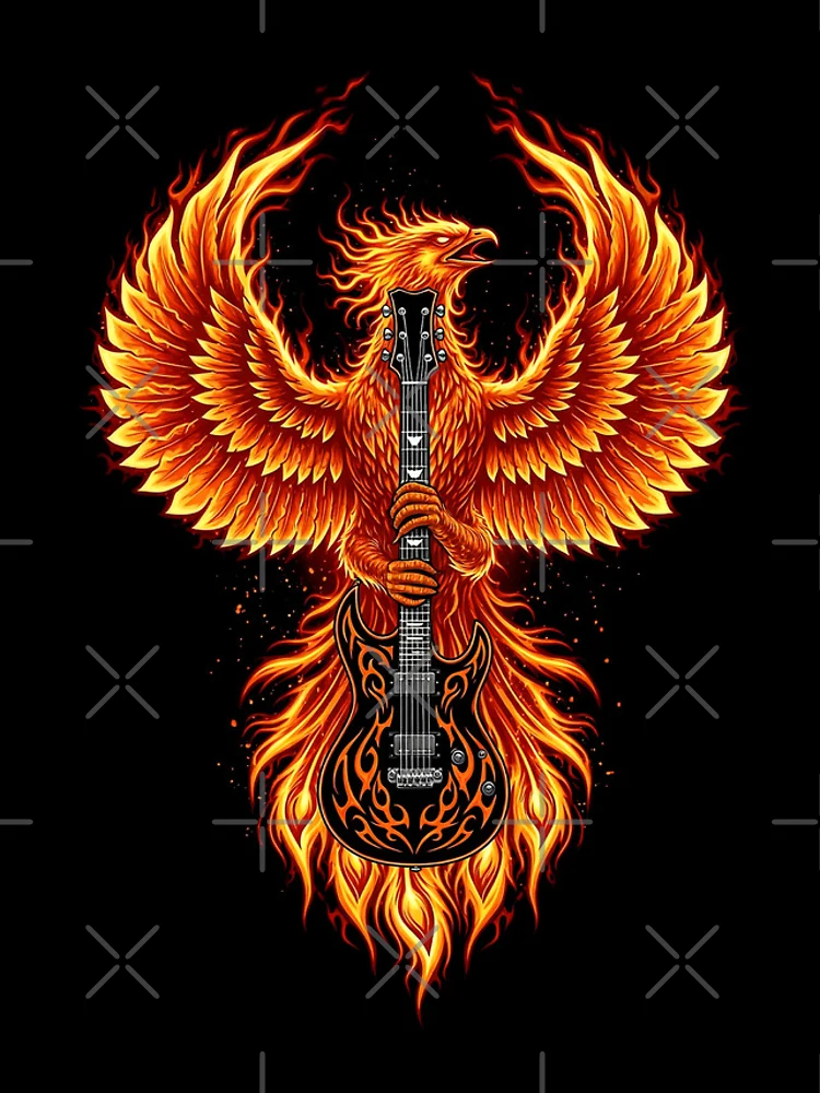Thumbnail 4 of 4, iPhone Case, Phoenix Riffs designed and sold by HexOne.