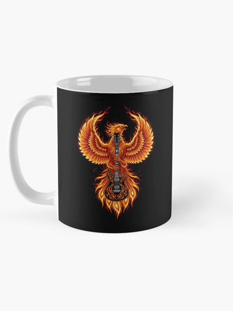 Thumbnail 5 of 6, Coffee Mug, Phoenix Riffs designed and sold by HexOne.