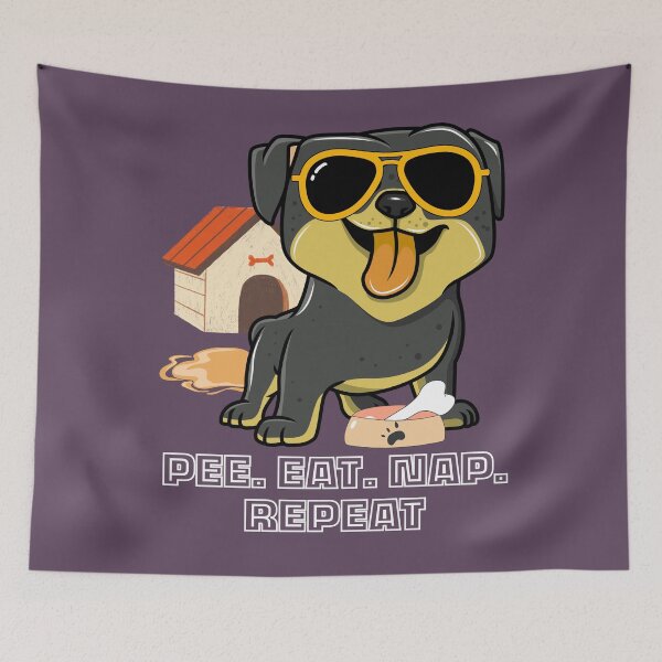 Item preview, Dog Life, Pee Eat Nap Repeat designed and sold by Atonomous.