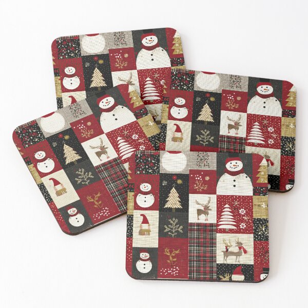 Item preview, Patchwork filled with holiday colors and joy designed and sold by Piotrek0001.
