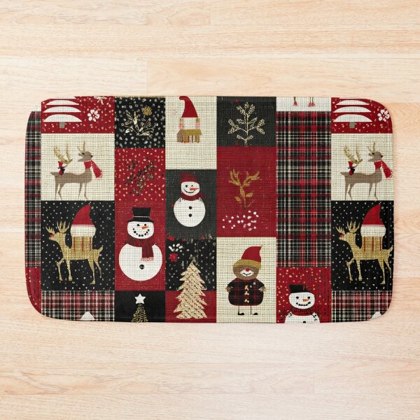 Item preview, Patchwork filled with holiday colors and joy designed and sold by Piotrek0001.