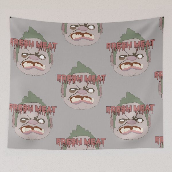 Item preview, Bloody Fresh Meat Zombie Monster Graphic – Undead Horror Face Art designed and sold by auringercha.
