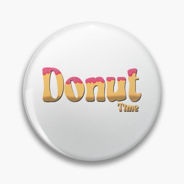 Item preview, Donut Time Fun Typography Design designed and sold by Dospart.