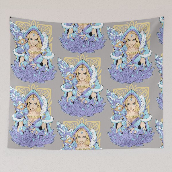 Item preview, Enchanting Ice Sorceress Fantasy Art designed and sold by auringercha.