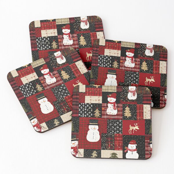 Item preview, Winter quilt filled with holiday inspiration colors designed and sold by Piotrek0001.