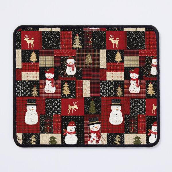 Item preview, Winter quilt filled with holiday inspiration colors designed and sold by Piotrek0001.