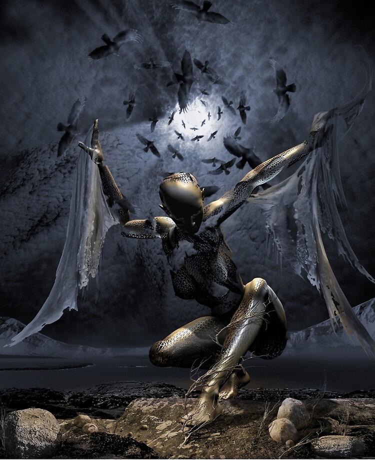 Dreams Of Flying Or Sleep Paralysis Ipad Case Skin By Surrealismart Redbubble