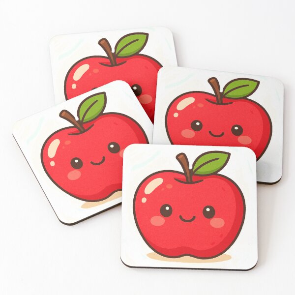 Item preview, Red apple character on pile of books, apple cartoon, apple vector designed and sold by PWDigitalArt.