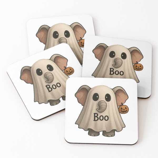 Item preview, Elephant Boo Ghost Halloween Gifts designed and sold by Prints-by-Olaf.