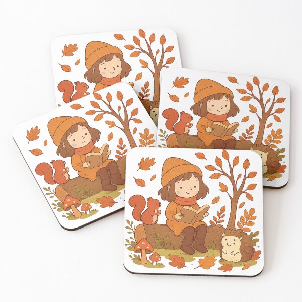 Item preview, Cozy Autumn Reader designed and sold by PlanetBoi.