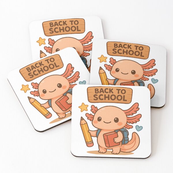 Item preview, Ready to Axolotl Questions - Back to School designed and sold by Prints-by-Olaf.