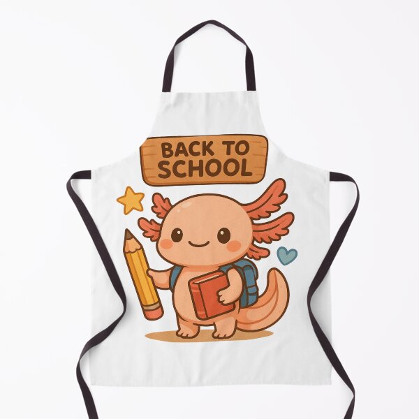 Item preview, Ready to Axolotl Questions - Back to School designed and sold by Prints-by-Olaf.