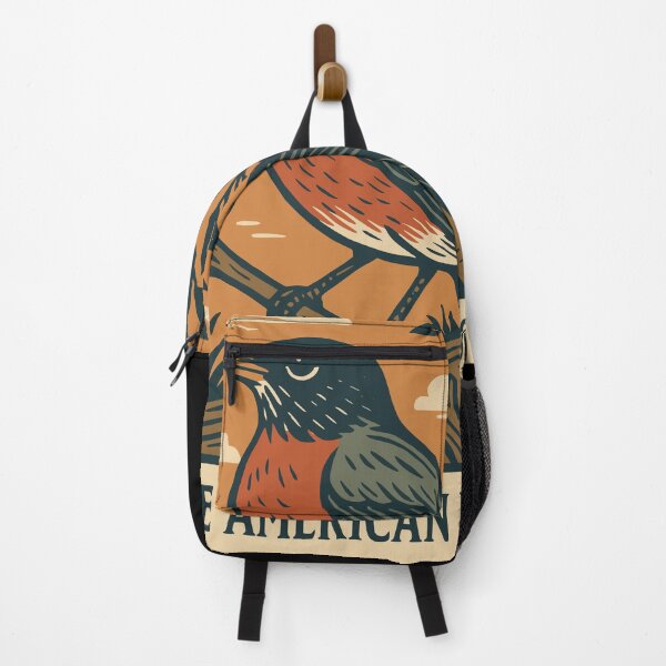 Item preview, American Robin Illustration – Vintage Backyard Bird Art designed and sold by BRU Design.