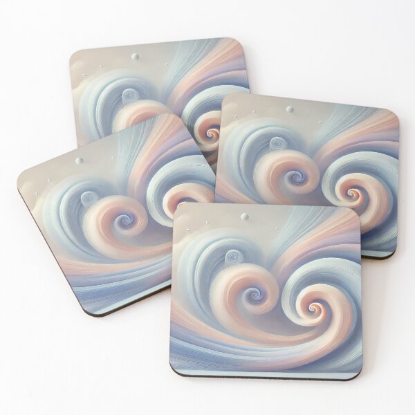 Item preview, Soft pastel abstract curve designed and sold by GraceSerene.