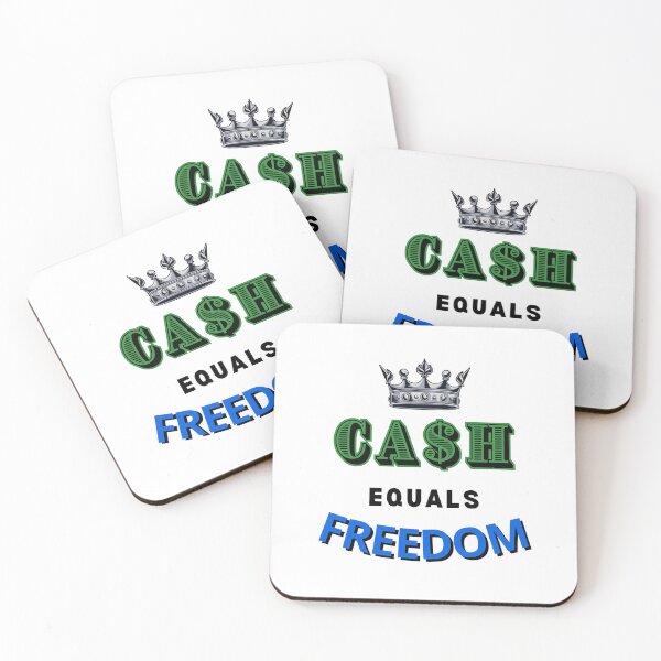Item preview, CASH EQUALS FREEDOM, KING, MONEY, DOLLARS  designed and sold by AASparksDesigns.