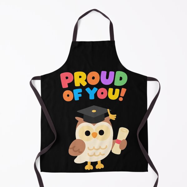Item preview, Cute Owl Graduation Illustration Proud Of You Typography Colorful Letters Academic Achievement Diploma Success Education Cartoon Celebration Design designed and sold by Mimoshi ⭐⭐⭐⭐⭐.