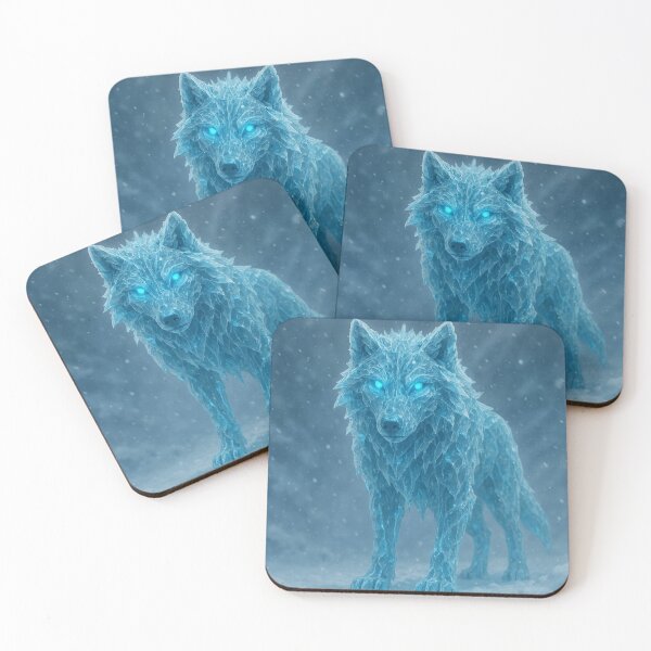 Item preview, Ice Wolf Spirit – Mystical 3D Design designed and sold by artsdesignpro.