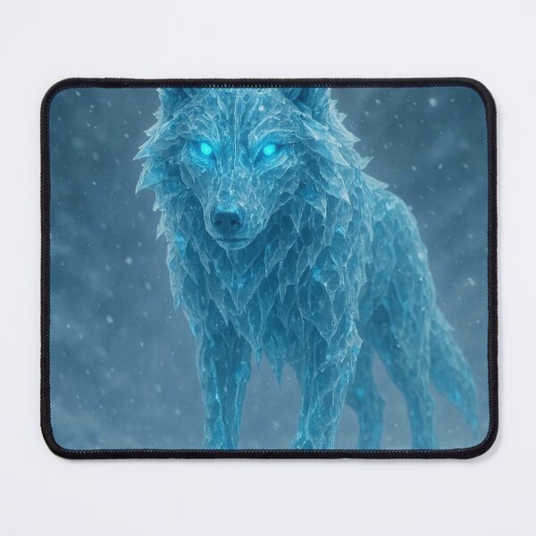 Item preview, Ice Wolf Spirit – Mystical 3D Design designed and sold by artsdesignpro.
