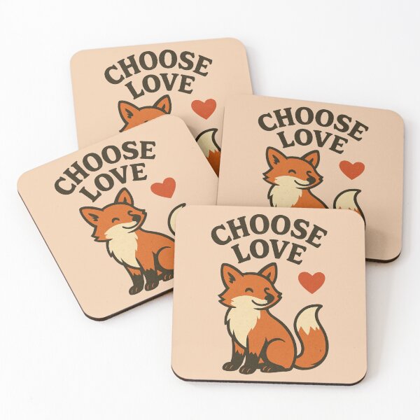 Item preview, choose love - fox designed and sold by Sn1ver.