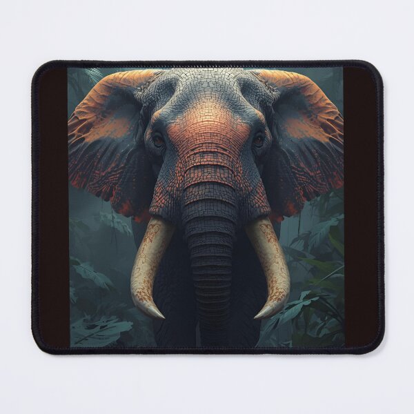 Item preview, Elephant Front View – Majesty of Nature designed and sold by RAKO13.