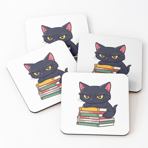 Item preview, Grumpy Scholar Cat – Study Mood Sticker Design Premium Cool Reloaded Trendy Best Gift designed and sold by Imaginarium of Chaos falcon88 .