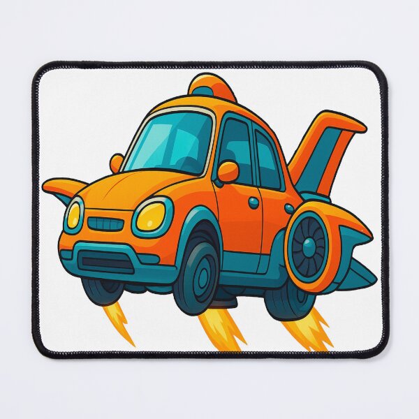 Item preview, Flying Cars icon design with white background stock illustration designed and sold by PWDigitalArt.