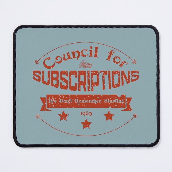 Item preview, Council for Subscriptions We Don’t Remember Starting designed and sold by Milena R..
