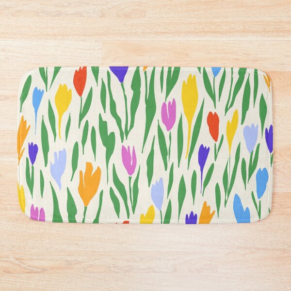 Item preview, Colorful Spring Tulips Pattern Floral Duvet Cover designed and sold by FestivityFinds.