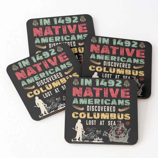 Item preview, In 1492 Native Americans Discovered Columbus Lost In Sea designed and sold by Mapeti.
