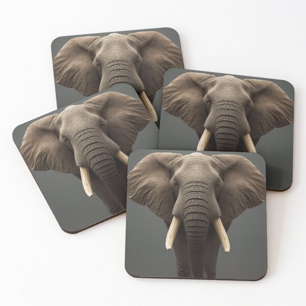 Item preview, Elephant Front View – Majesty of Nature designed and sold by RAKO13.