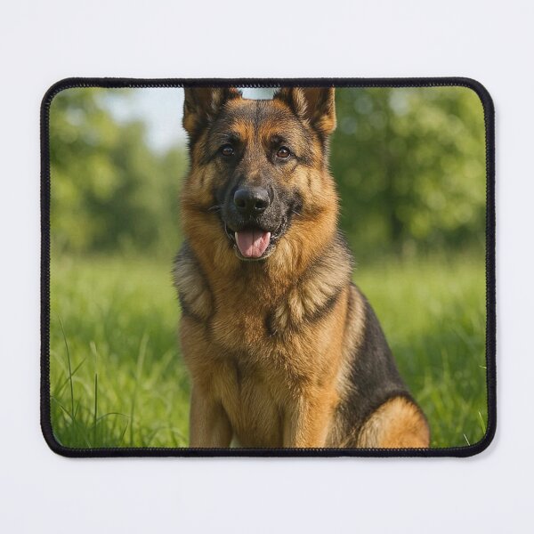 Item preview, German Shepherd in Nature – 3D Realistic Design designed and sold by artsdesignpro.