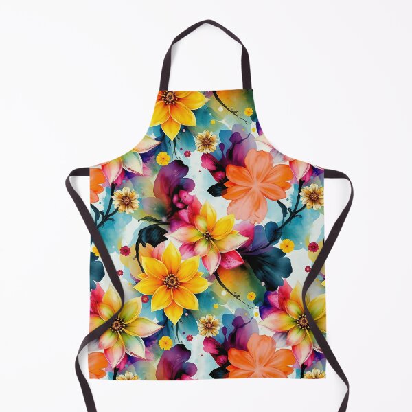 Item preview, Vibrant Neon Floral Explosion Seamless Pattern for home decor,Warm Watercolor Floral design | T-Shirts and Phone Cases designed and sold by TheGaliyaStudio.