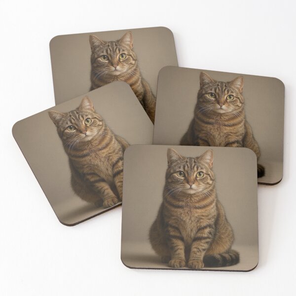 Item preview, Realistic 3D Cat – Cute Sitting Pose designed and sold by artsdesignpro.