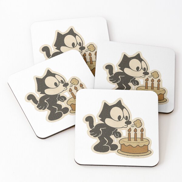 Item preview, FELIX THE CAT WITH THE CAKE designed and sold by infinitearte.