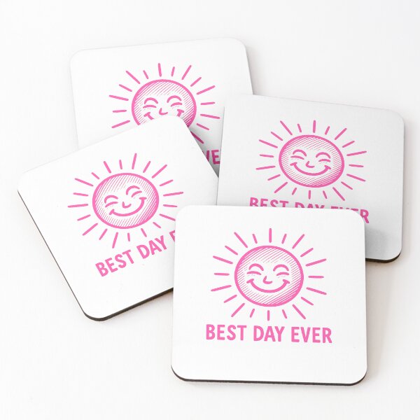Item preview, Best Day Ever Smiling Sun – Positive Vibes Happy Quote Design designed and sold by Fleetwood1994.