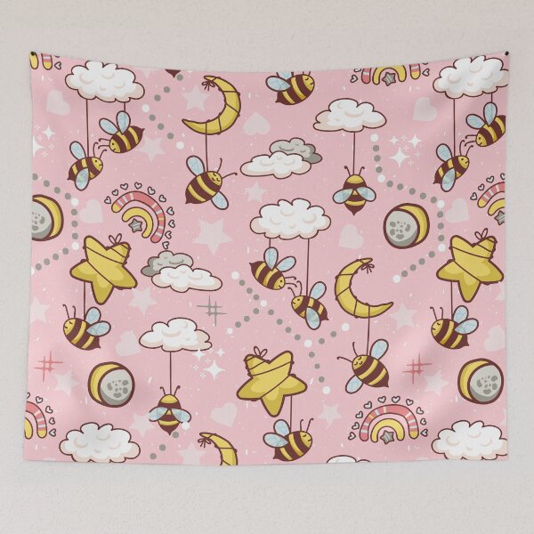 Item preview, Hanging Baby Honey Bees designed and sold by Farissa Designs.