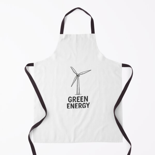 Item preview, Black and White Wind Turbine Green Energy Graphic – Minimalist Renewable Power designed and sold by Fleetwood1994.