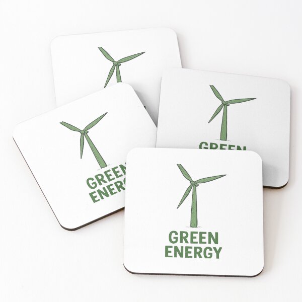 Item preview, Green Energy Wind Turbine Illustration – Eco Friendly Renewable Power Design designed and sold by Fleetwood1994.