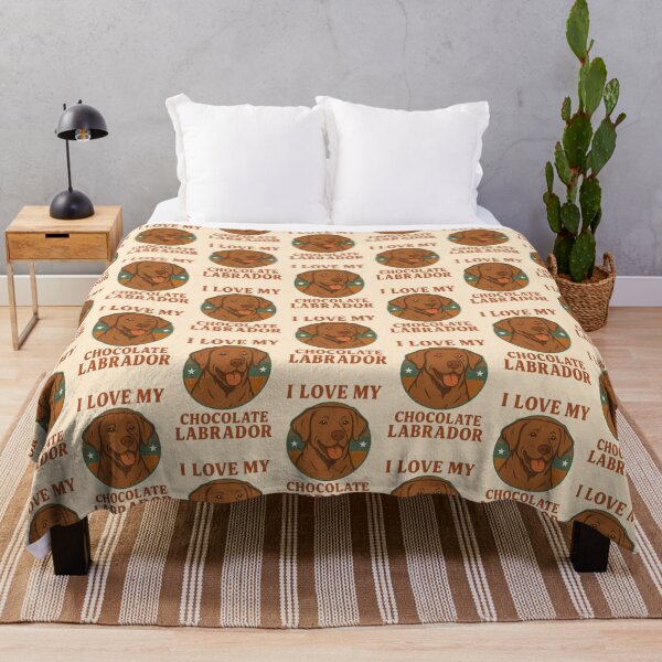 Item preview, Chocolate Labrador designed and sold by TheWonkyEaselCo.