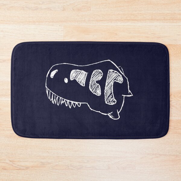Item preview, Dino skull transparent white designed and sold by BunnieBels.