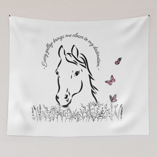 Item preview, “Every gallop brings me closer to my destination.” designed and sold by TheHilma.